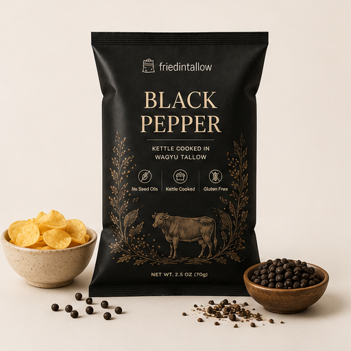 Black Pepper FriedIntallow chips
