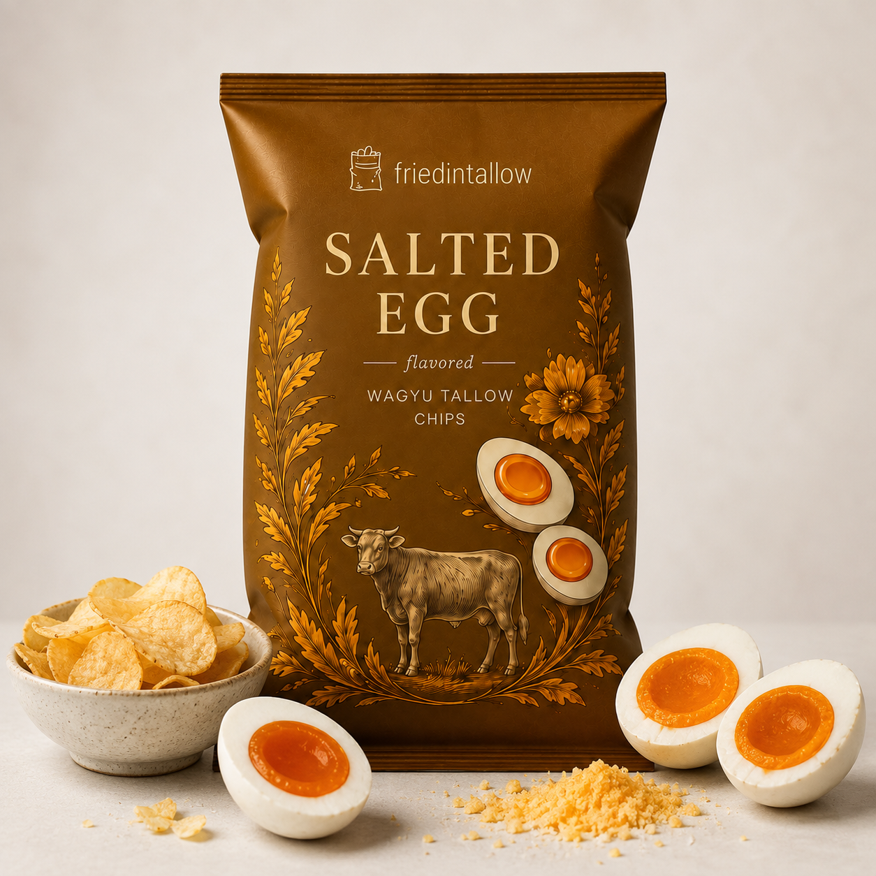 Salted Egg FriedIntallow chips