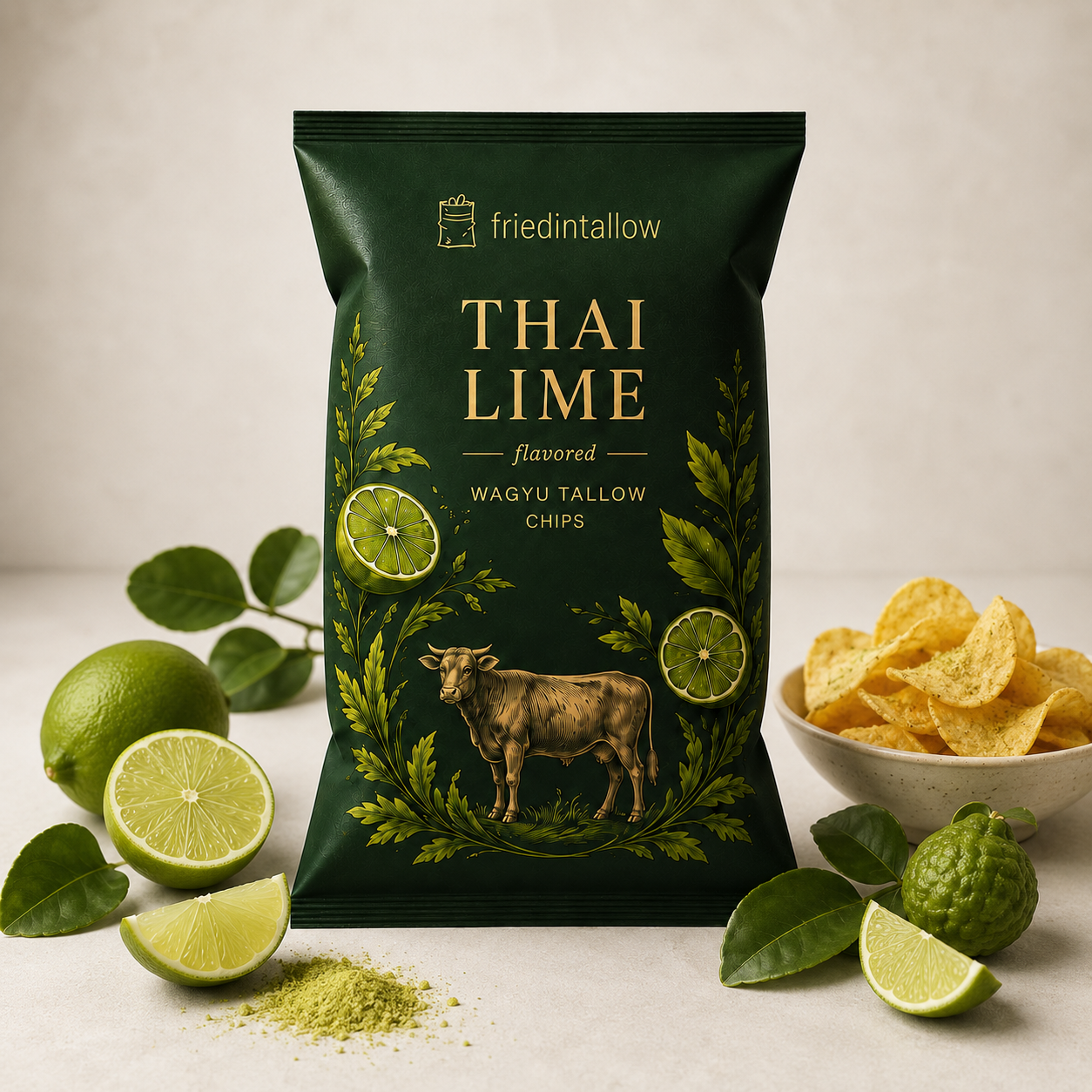 Thai Lime FriedIntallow chips
