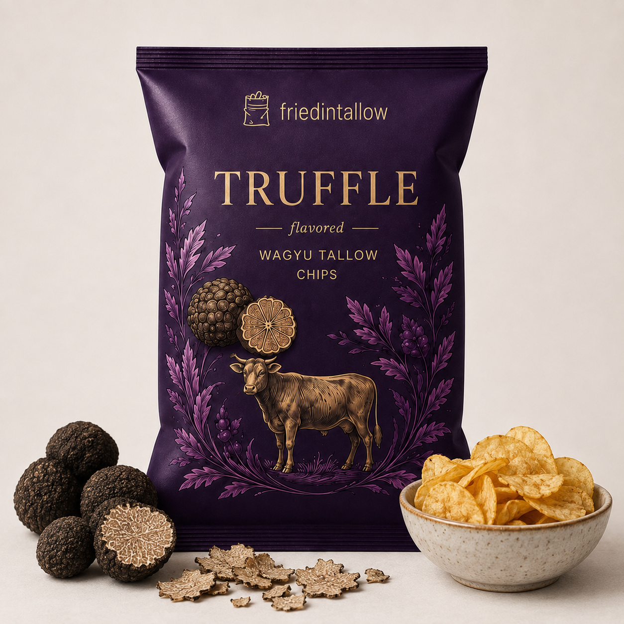 Truffle FriedIntallow chips